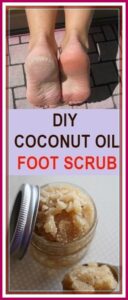 DIY Coconut Oil Foot Scrub